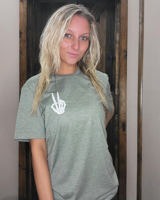 Green Skelly Tee