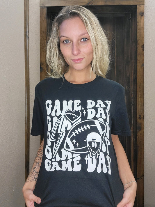 Black Game Day Tee